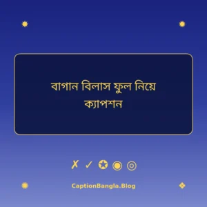বাগান বিলাস ফুল নিয়ে ক্যাপশন পিকচার